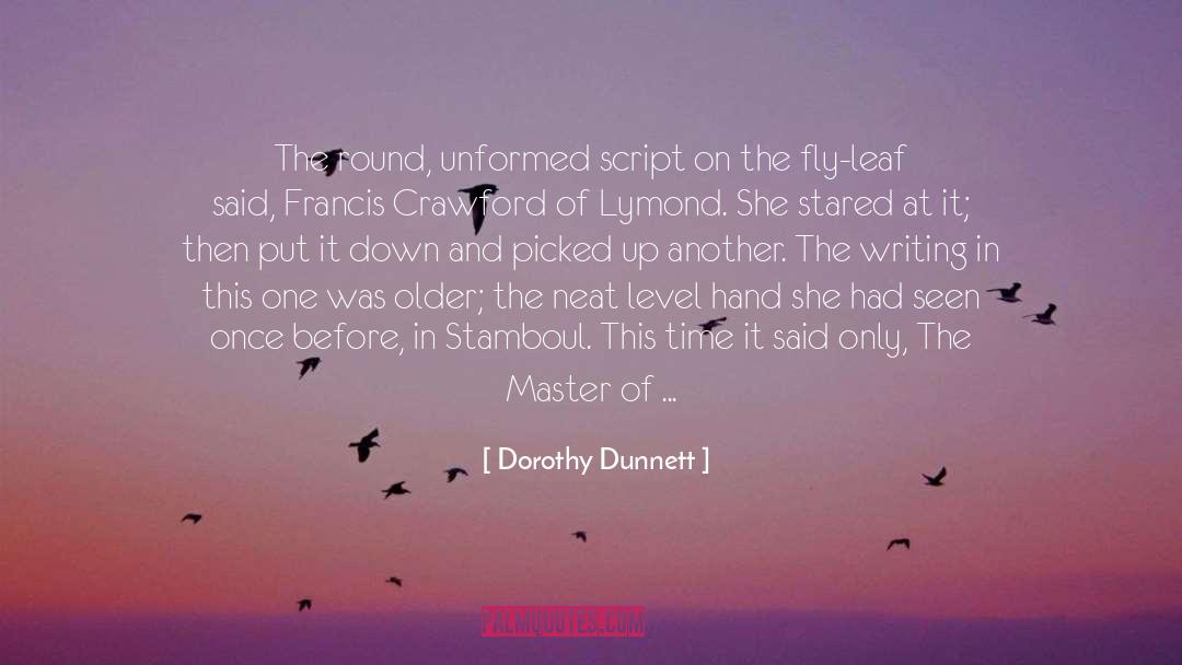 Bawdy quotes by Dorothy Dunnett