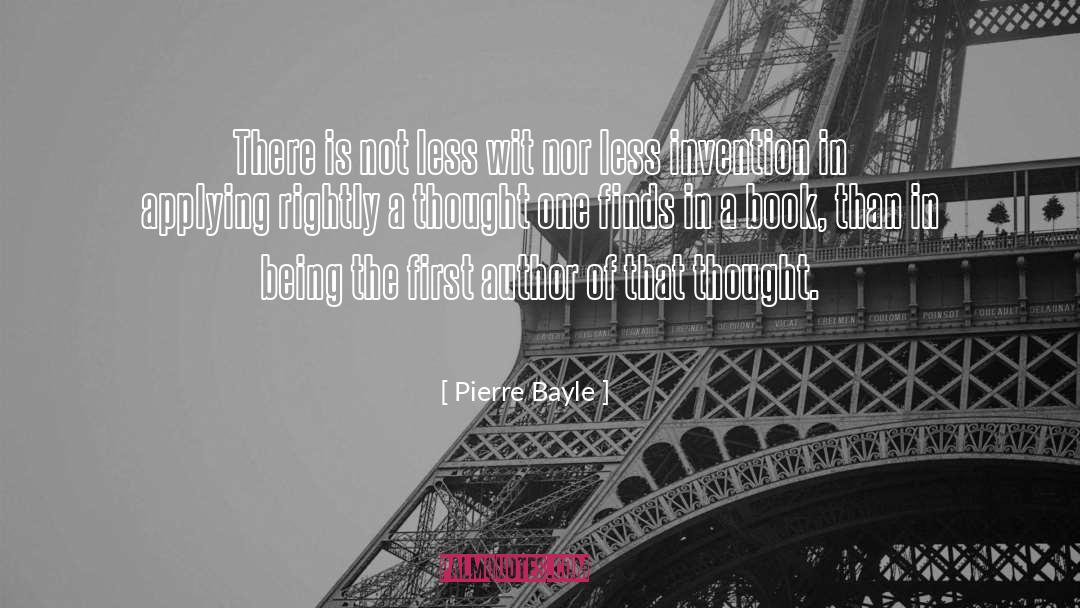 Bayle quotes by Pierre Bayle