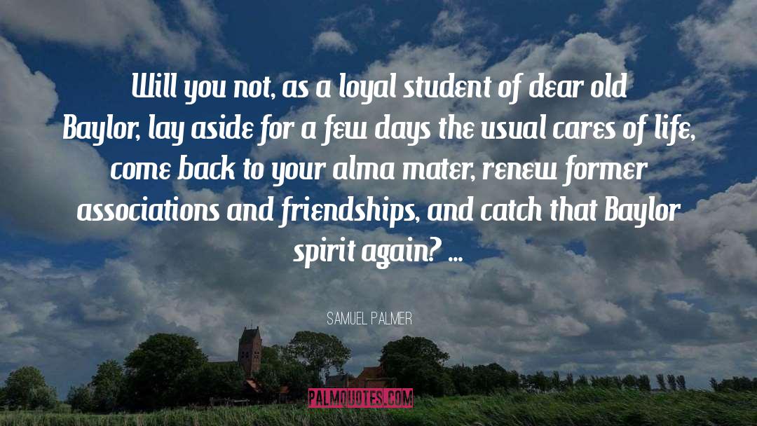 Baylor quotes by Samuel Palmer