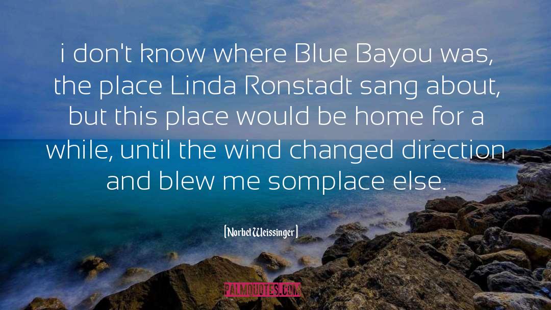 Bayou quotes by Norbet Weissinger