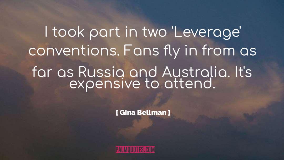 Bayswater Australia quotes by Gina Bellman