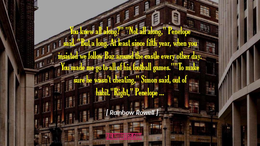 Baz Grimm Pitch quotes by Rainbow Rowell