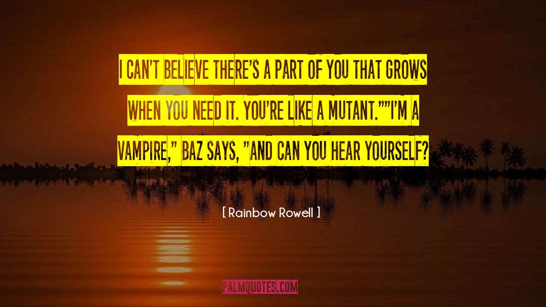 Baz quotes by Rainbow Rowell