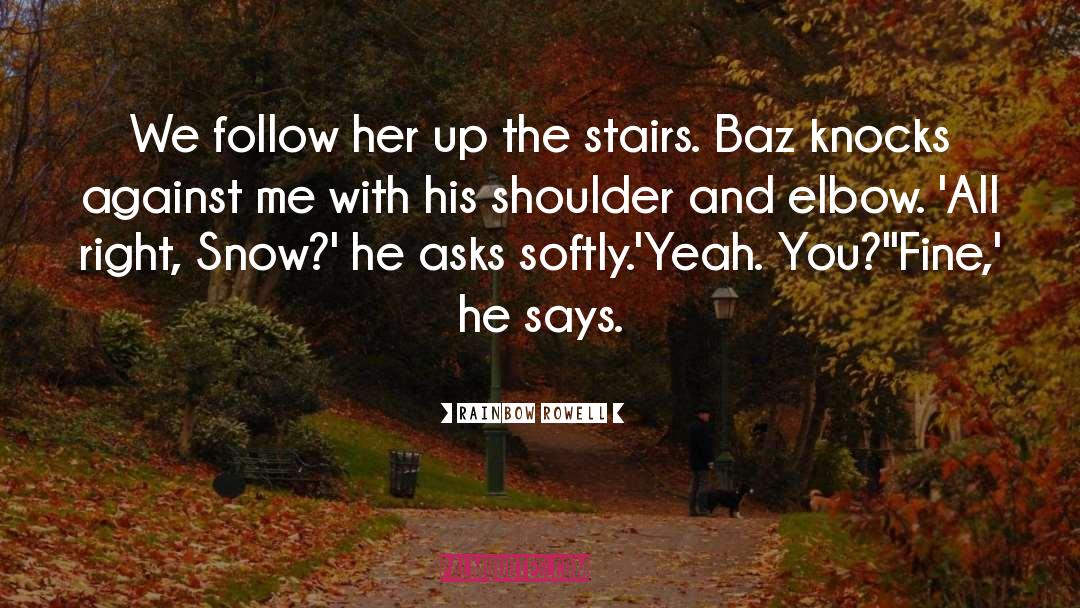 Baz quotes by Rainbow Rowell