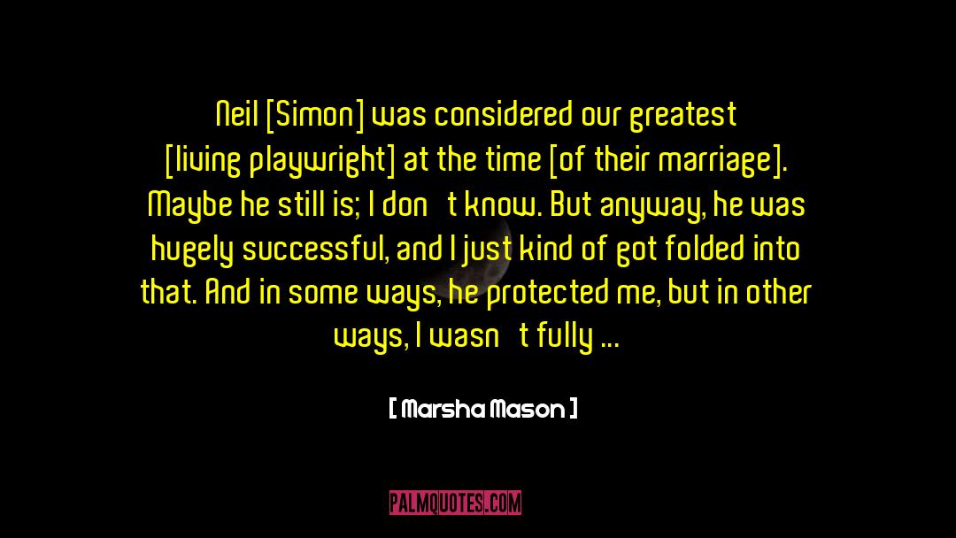 Baz Simon quotes by Marsha Mason