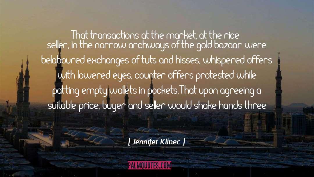 Bazaar quotes by Jennifer Klinec