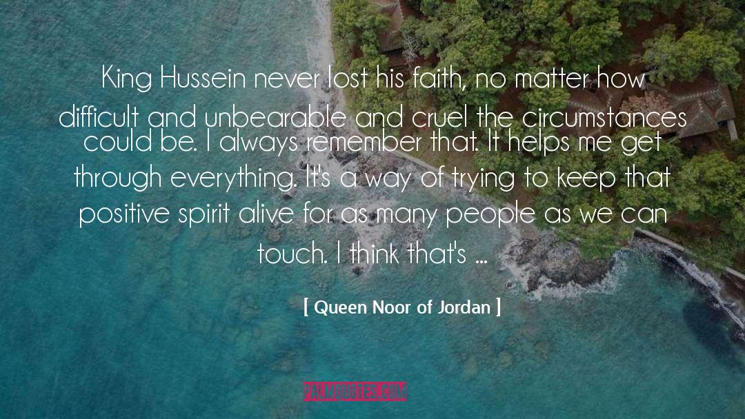 Bb King quotes by Queen Noor Of Jordan