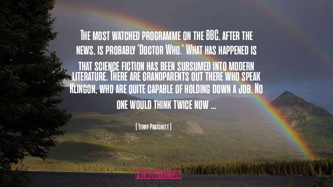 Bbc quotes by Terry Pratchett