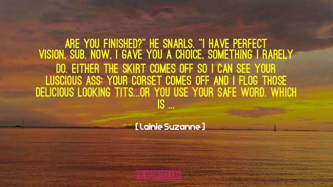 Bdsm Romance quotes by Lainie Suzanne