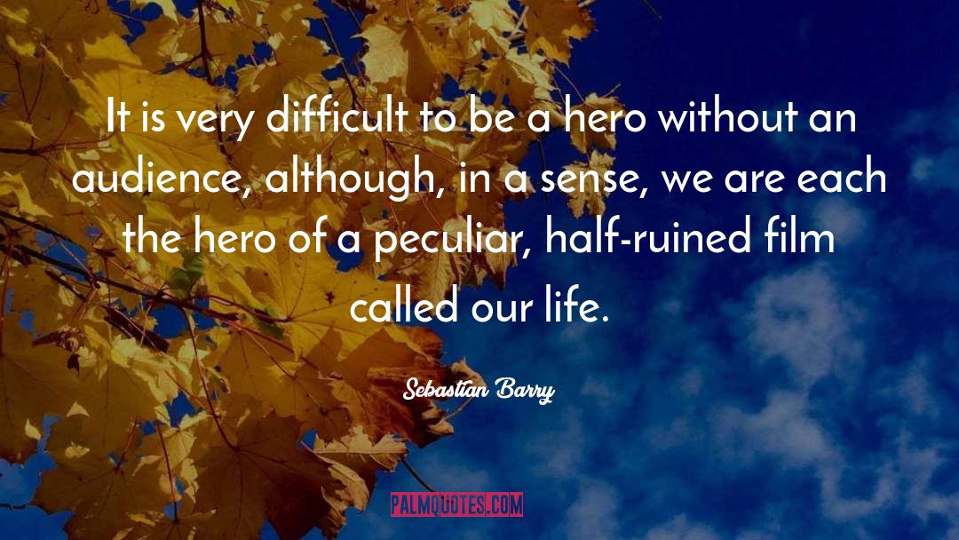Be A Hero quotes by Sebastian Barry