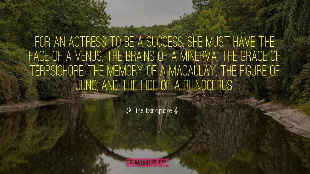 Be A Success quotes by Ethel Barrymore