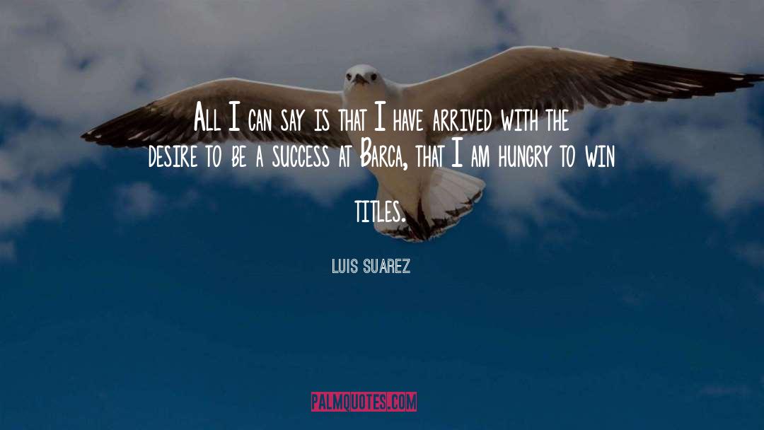 Be A Success quotes by Luis Suarez