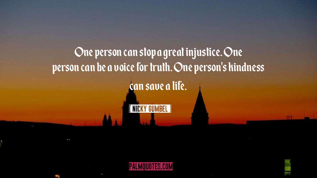 Be A Voice quotes by Nicky Gumbel