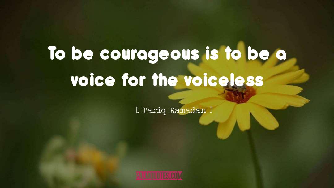 Be A Voice quotes by Tariq Ramadan