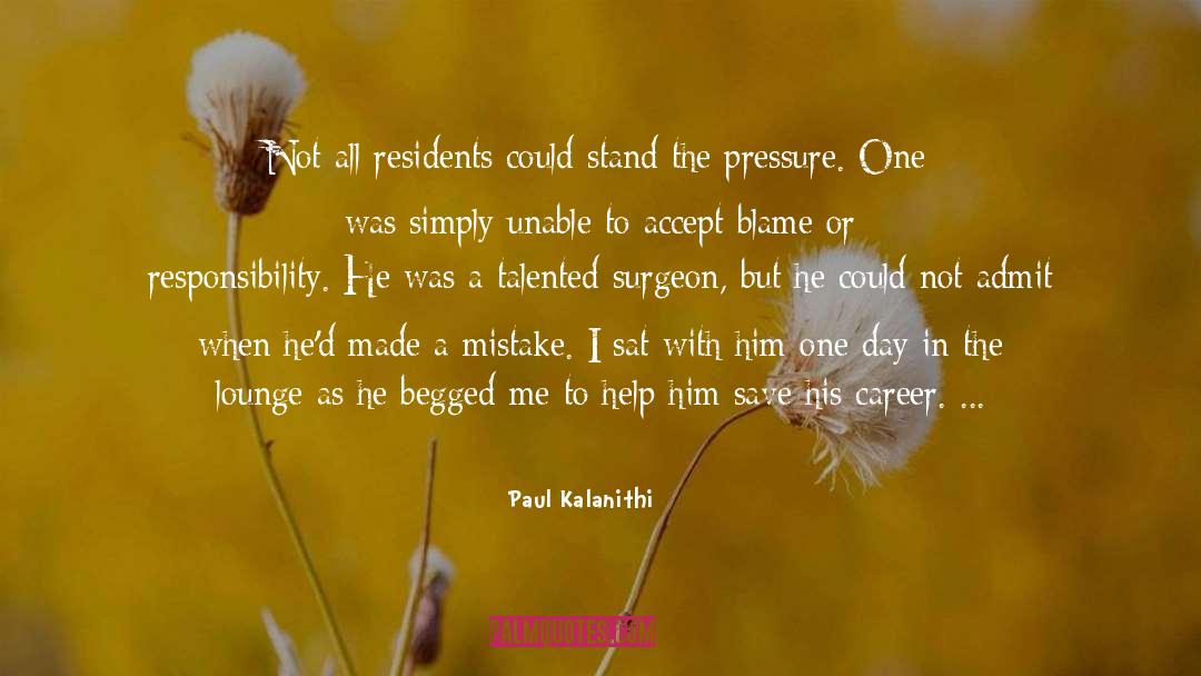 Be Able quotes by Paul Kalanithi