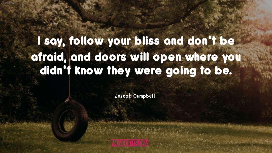 Be Afraid quotes by Joseph Campbell