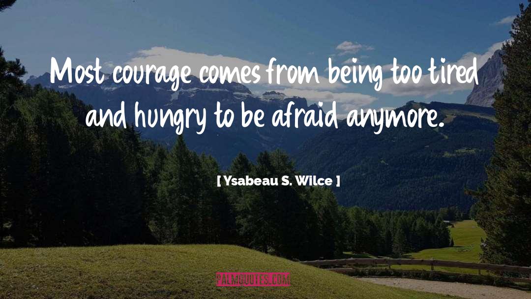 Be Afraid quotes by Ysabeau S. Wilce