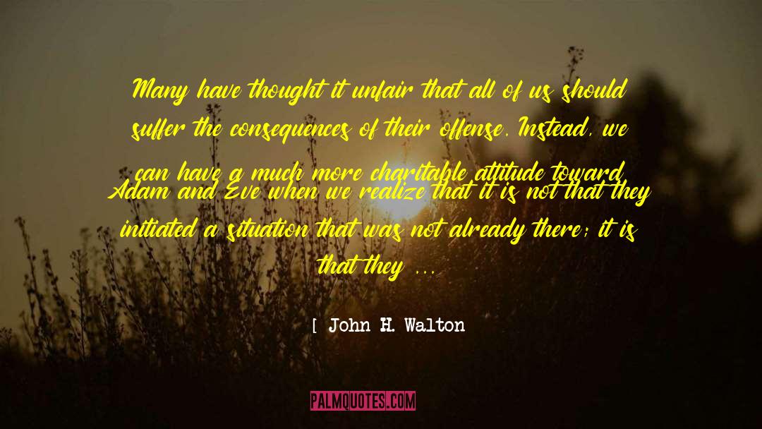 Be Charitable quotes by John H. Walton