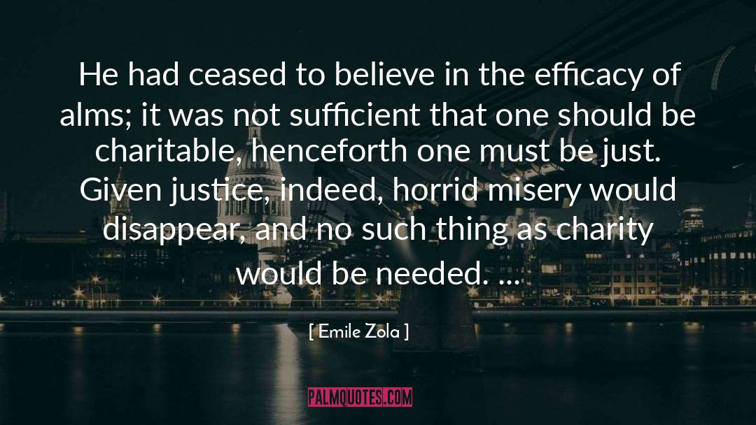 Be Charitable quotes by Emile Zola