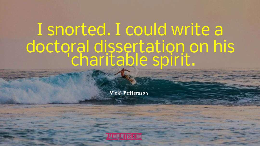 Be Charitable quotes by Vicki Pettersson