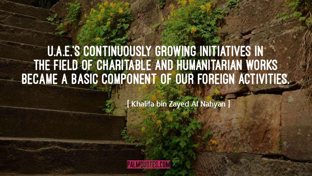 Be Charitable quotes by Khalifa Bin Zayed Al Nahyan