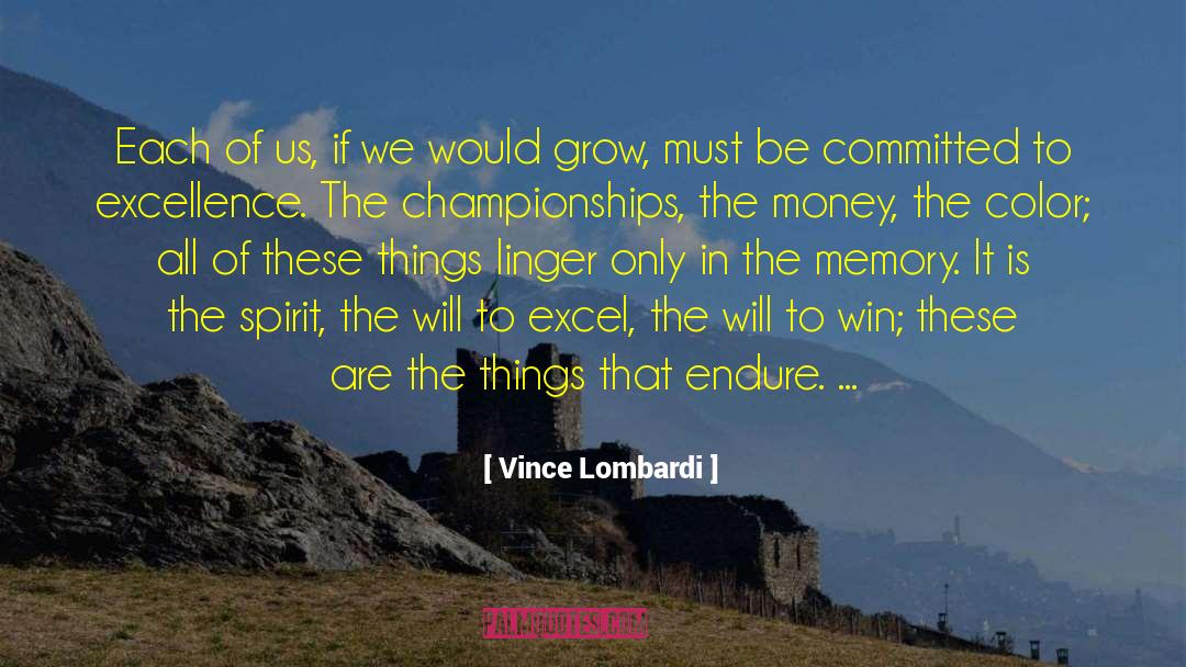 Be Committed quotes by Vince Lombardi