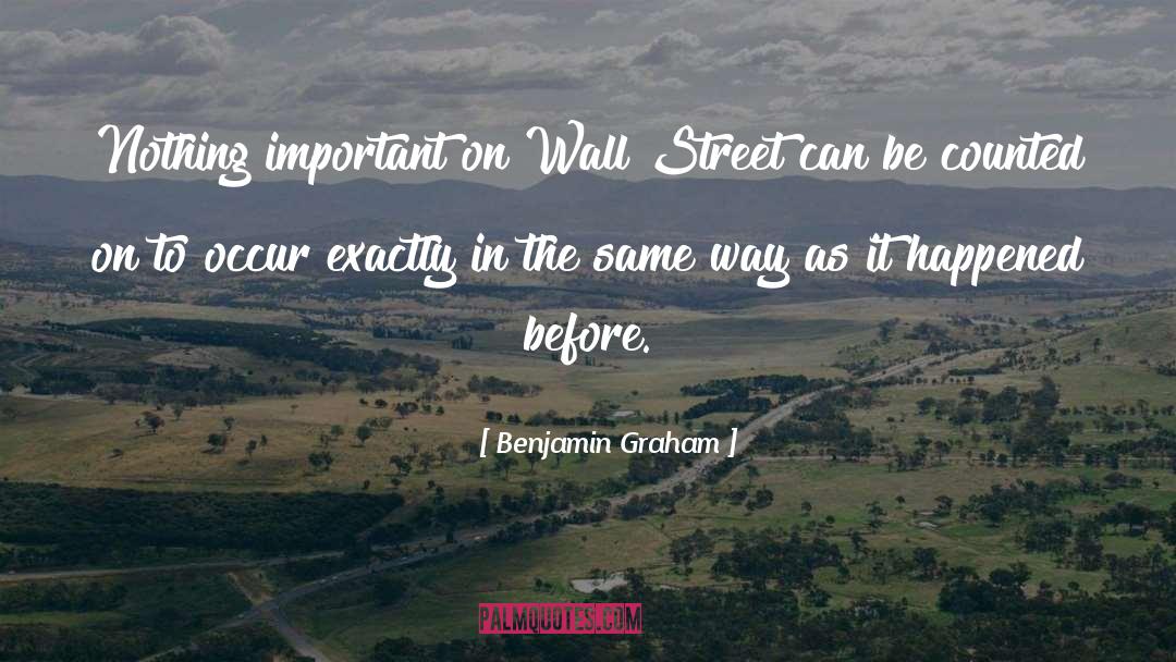 Be Counted quotes by Benjamin Graham