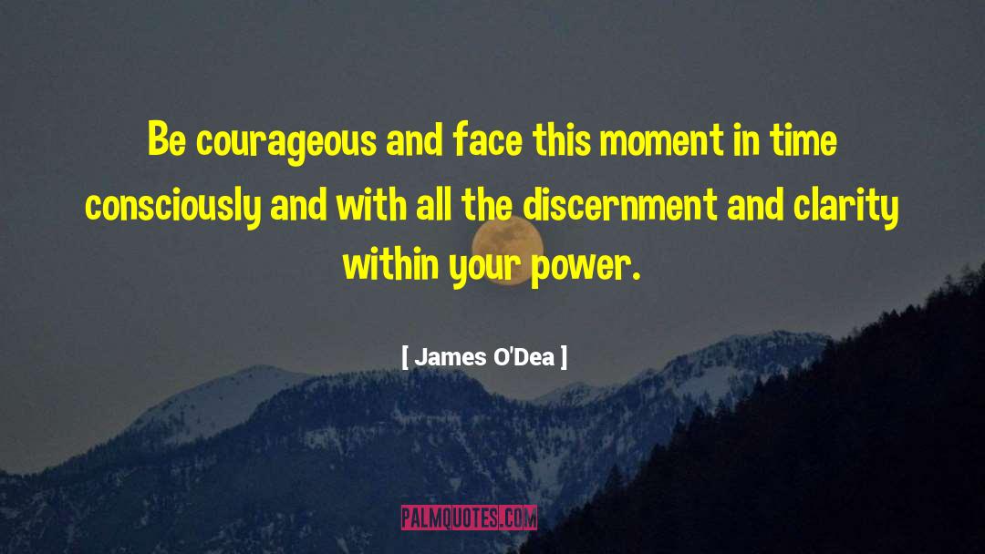 Be Courageous quotes by James O'Dea