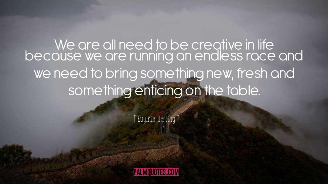 Be Creative quotes by Euginia Herlihy