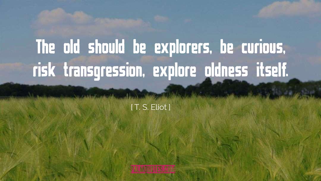 Be Curious quotes by T. S. Eliot