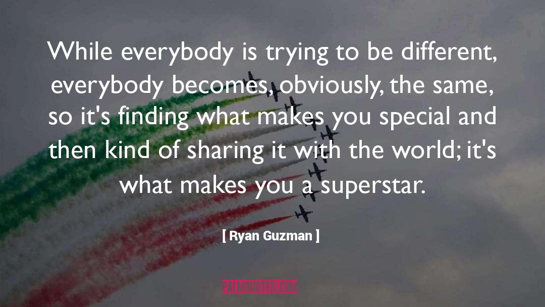 Be Different quotes by Ryan Guzman