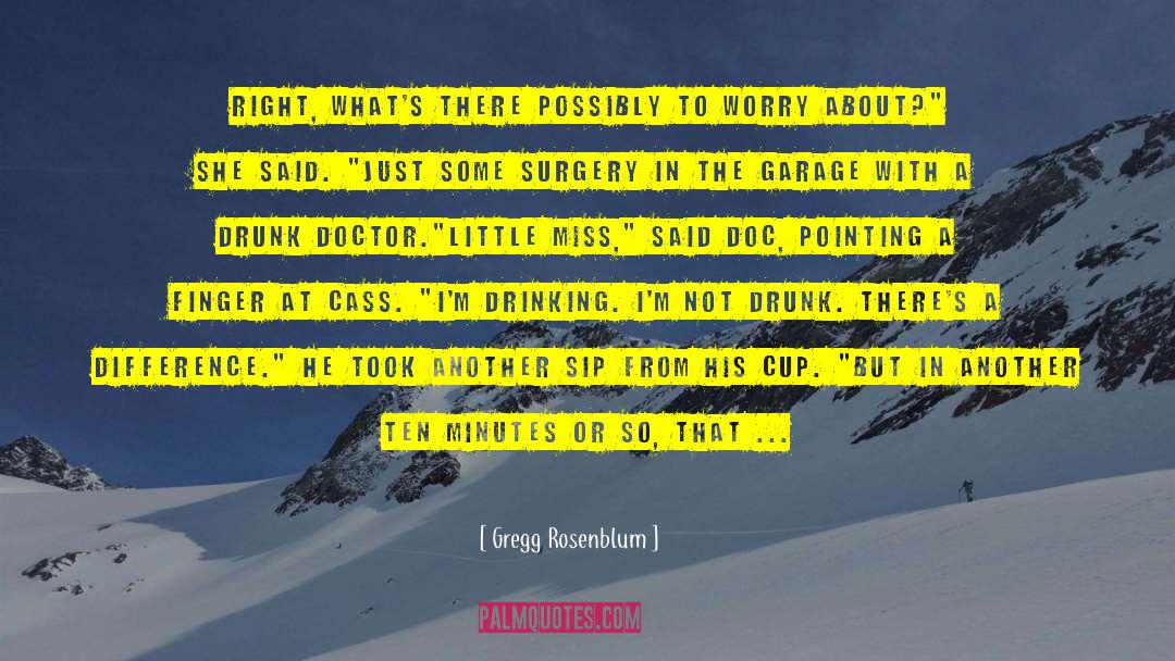 Be Drunk quotes by Gregg Rosenblum