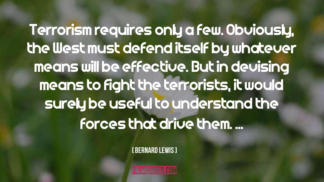 Be Effective quotes by Bernard Lewis