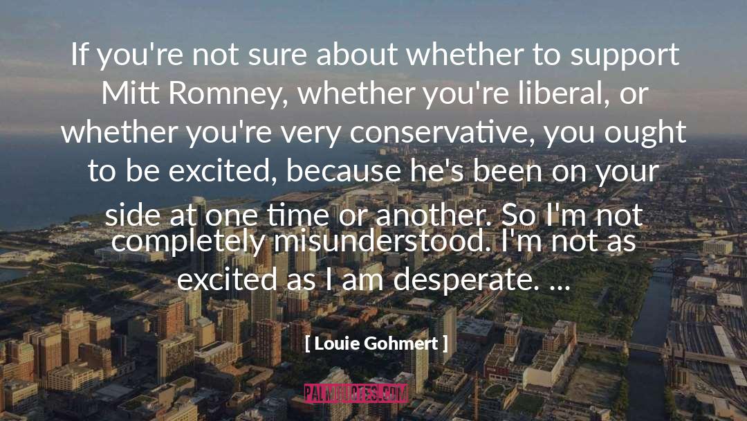 Be Excited About Your Life quotes by Louie Gohmert
