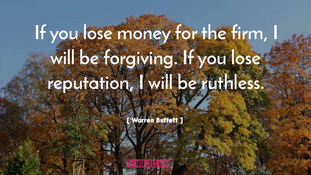 Be Forgiving quotes by Warren Buffett