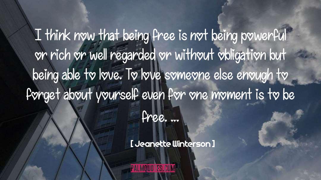 Be Free quotes by Jeanette Winterson