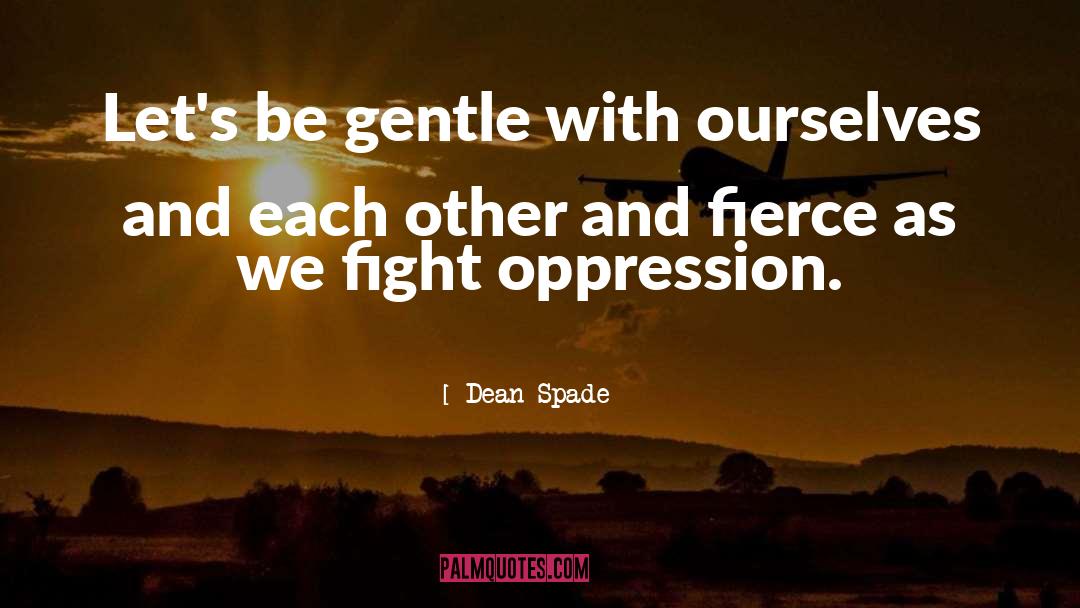 Be Gentle quotes by Dean Spade