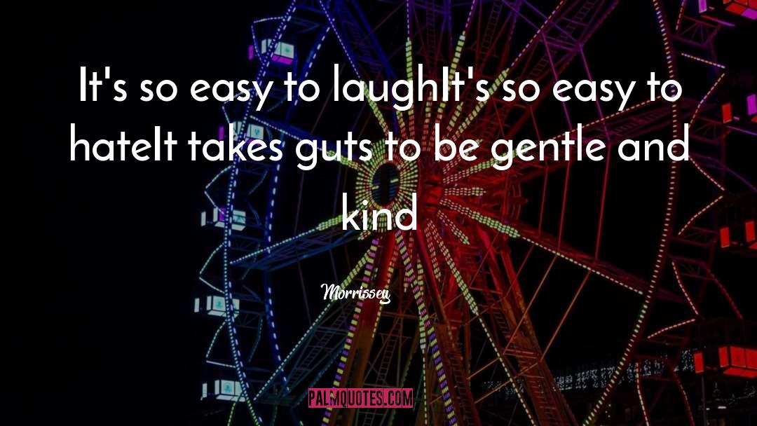 Be Gentle quotes by Morrissey