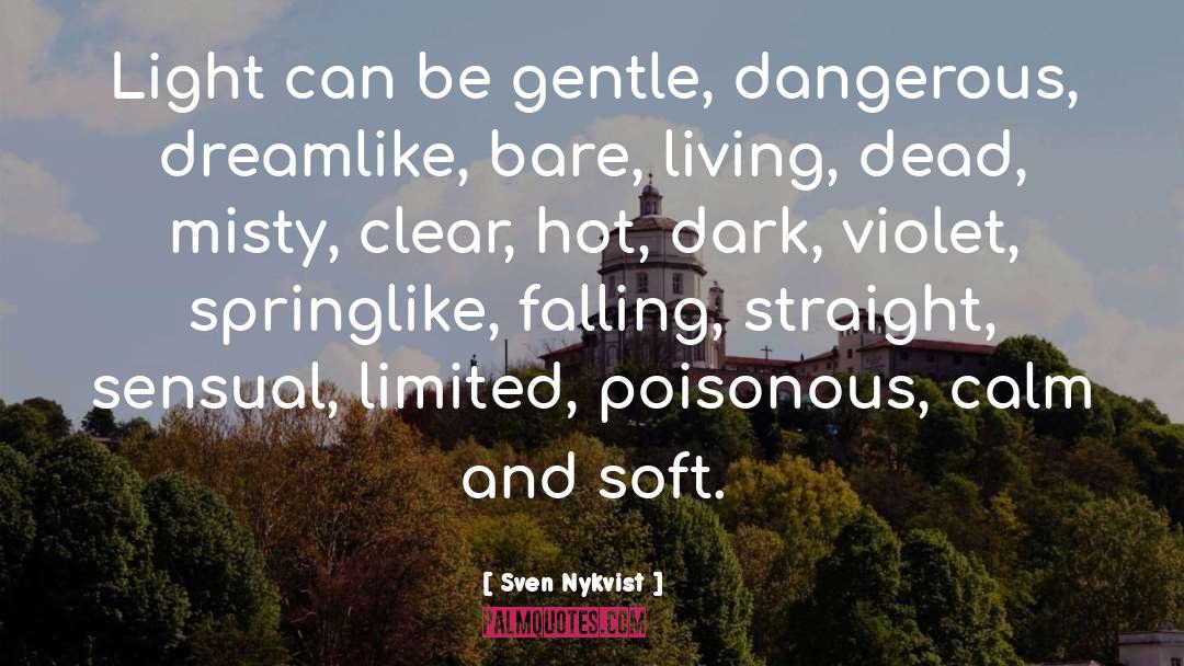 Be Gentle quotes by Sven Nykvist