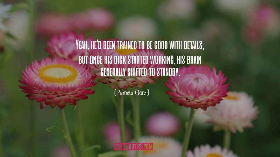 Be Good quotes by Pamela Clare