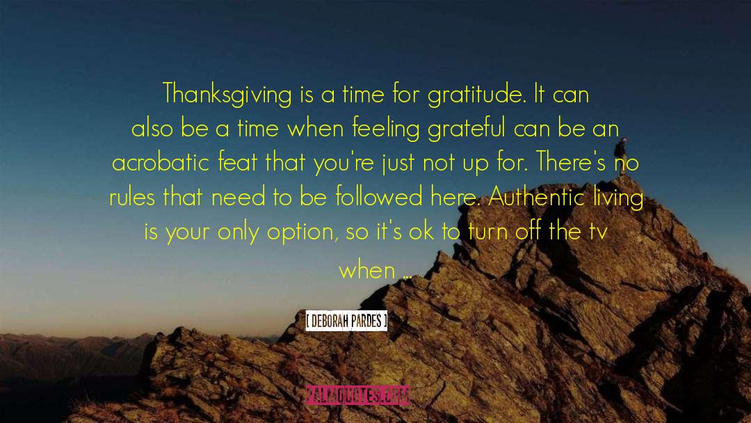 Be Grateful For Your Life quotes by Deborah Pardes