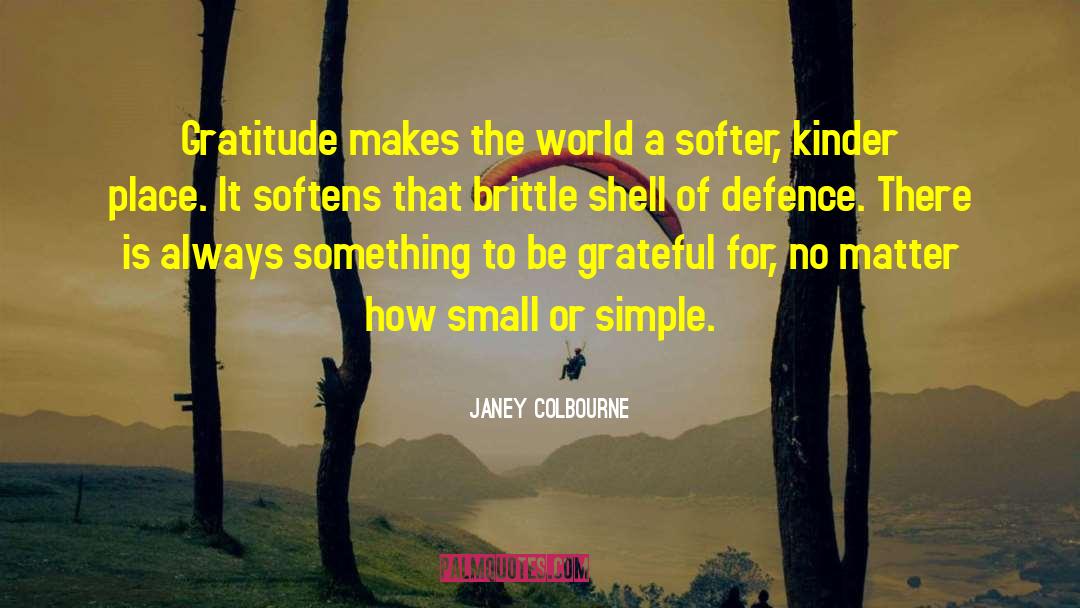 Be Grateful quotes by Janey Colbourne