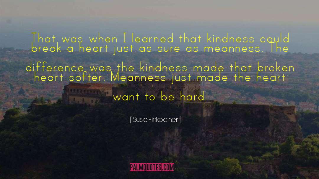 Be Hard quotes by Susie Finkbeiner