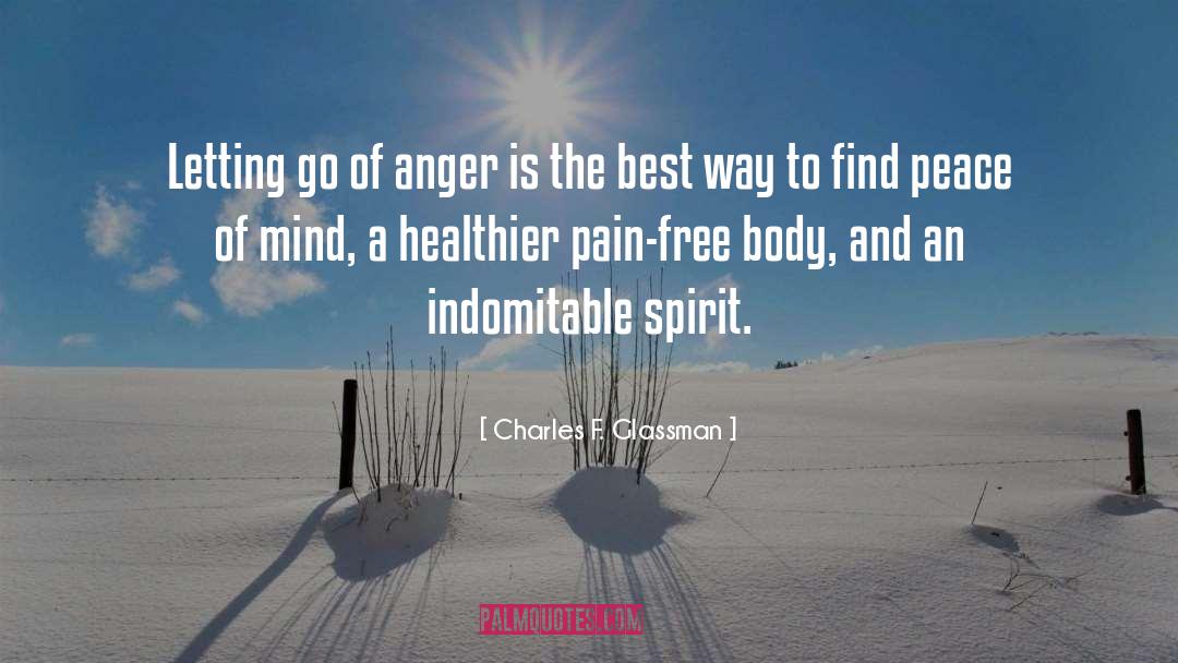 Be Healthier quotes by Charles F. Glassman