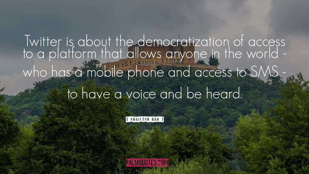 Be Heard quotes by Shailesh Rao