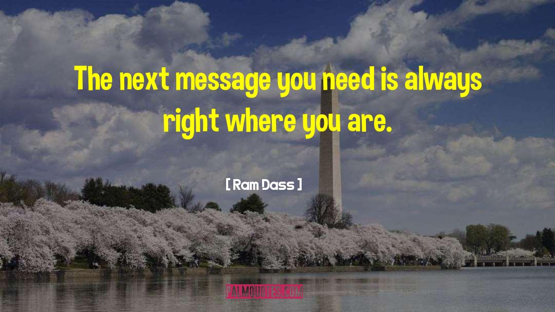 Be Here Now quotes by Ram Dass