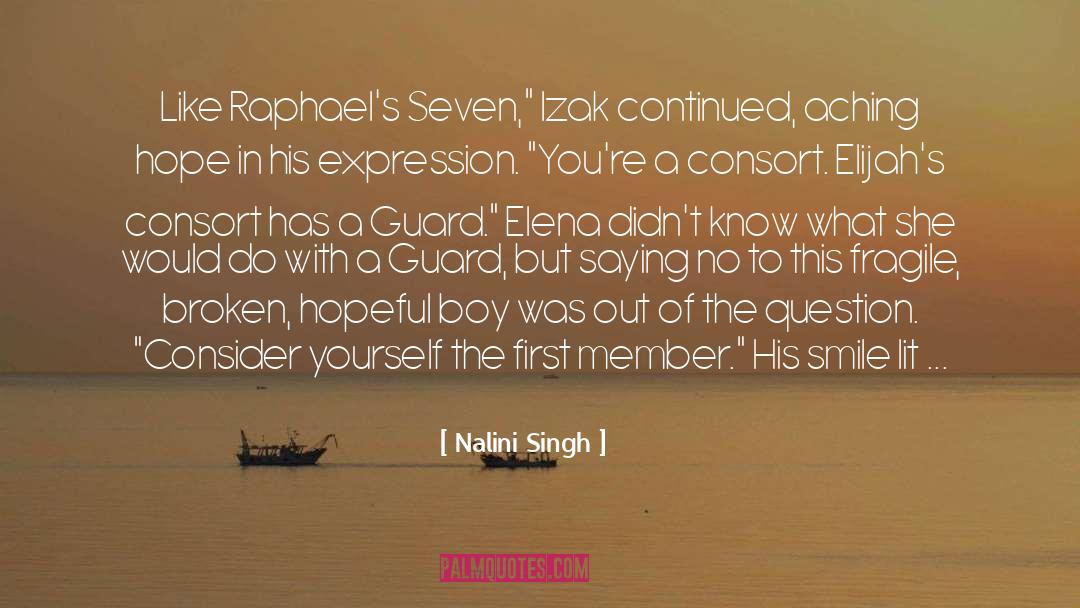 Be Hopeful quotes by Nalini Singh