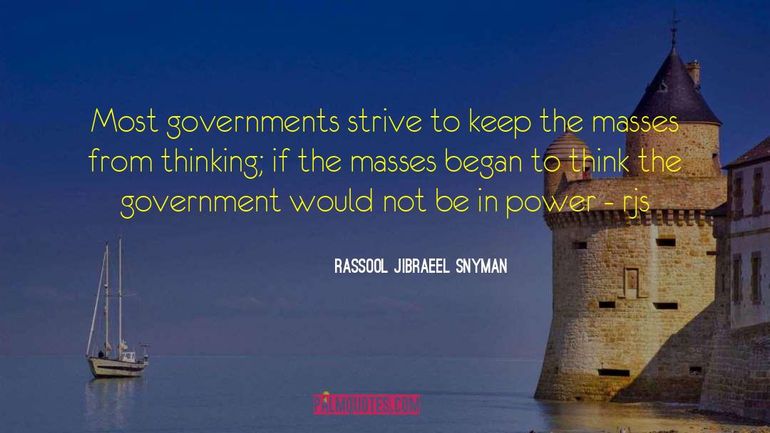 Be In Power quotes by Rassool Jibraeel Snyman