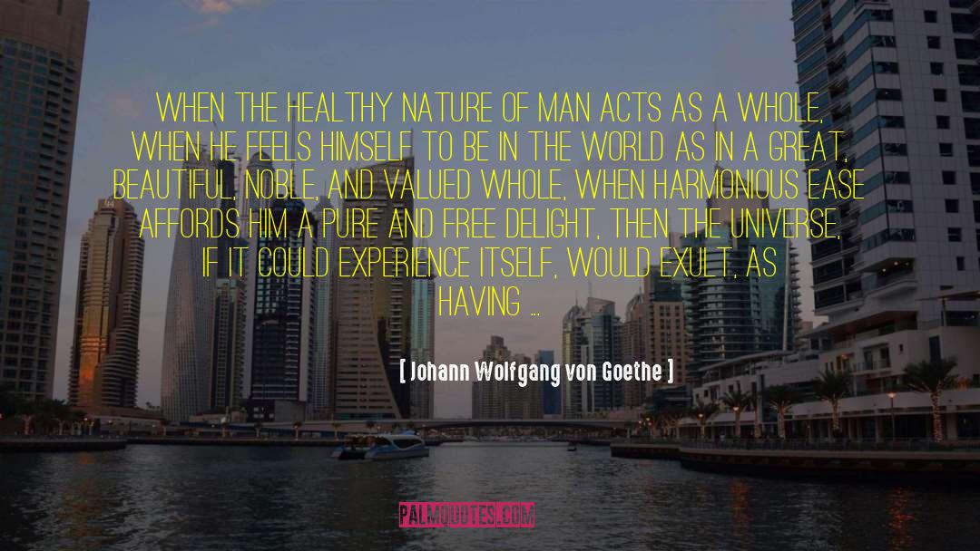 Be In The World quotes by Johann Wolfgang Von Goethe