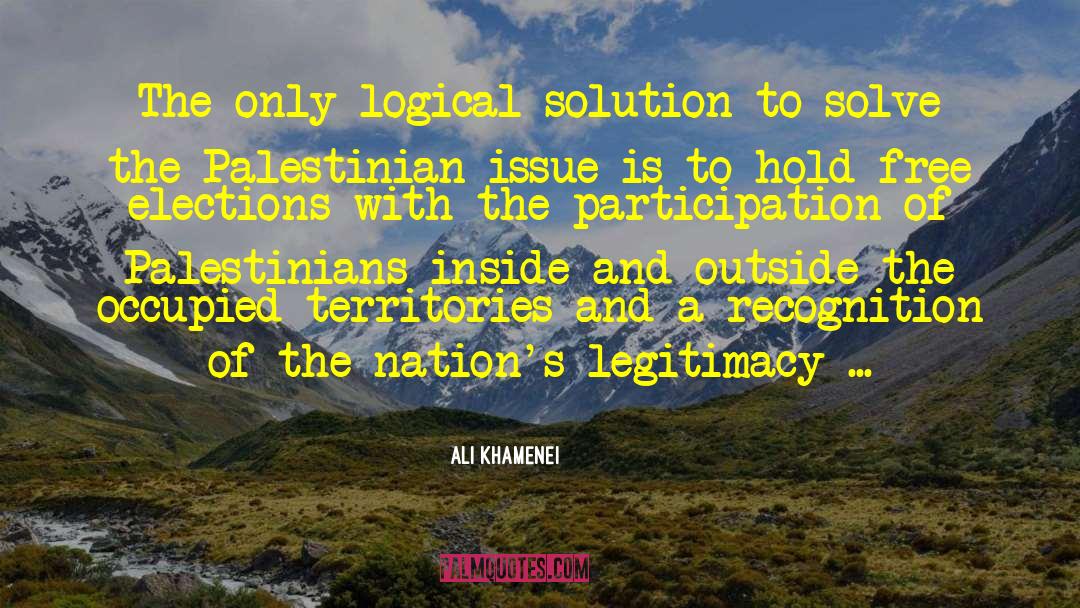 Be Logical quotes by Ali Khamenei